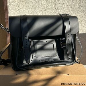 Dr. Martens Black Messenger Bag